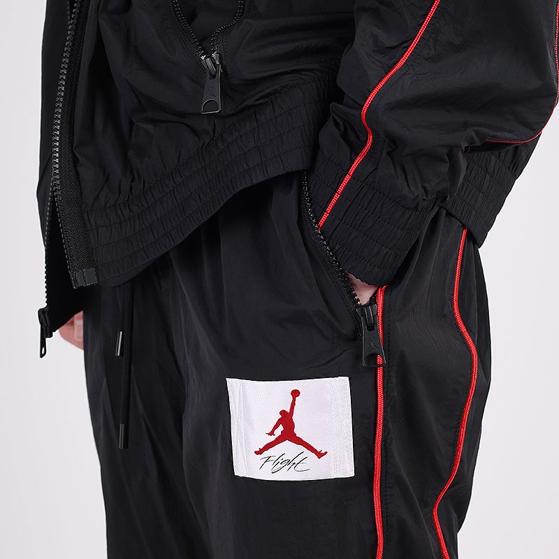 мужские черные брюки Jordan Flight Warm-Up Trousers CK6656-010 - цена, описание, фото 3